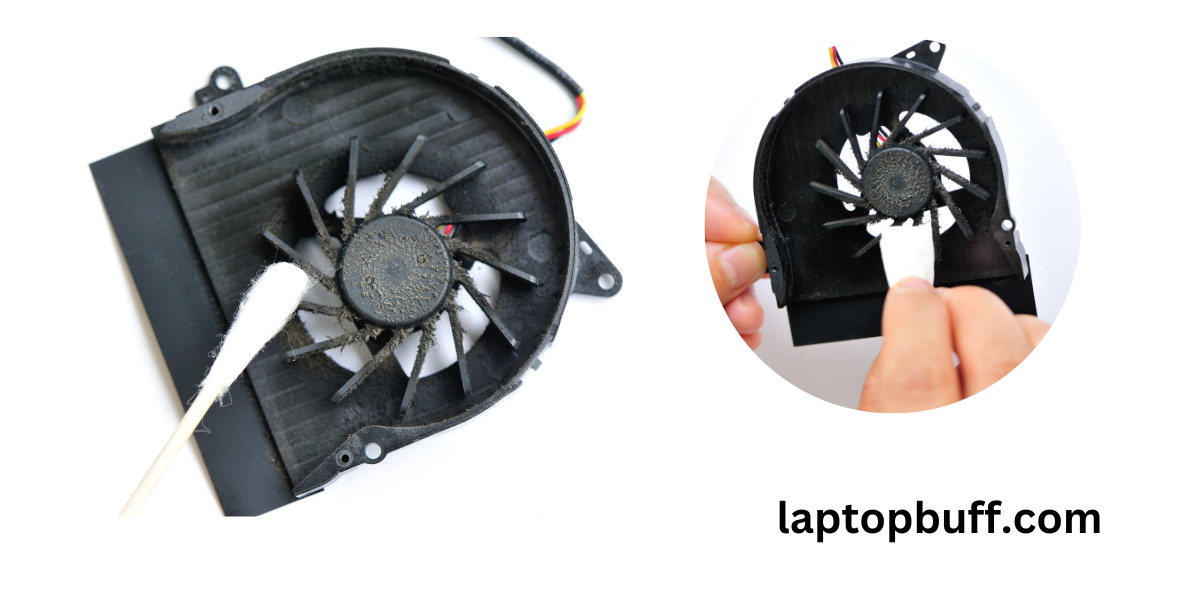 cleaning the cooling fan